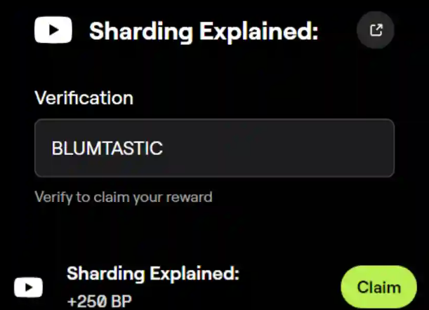 Sharding Explained Blum Daily Video codes, What is Sharding